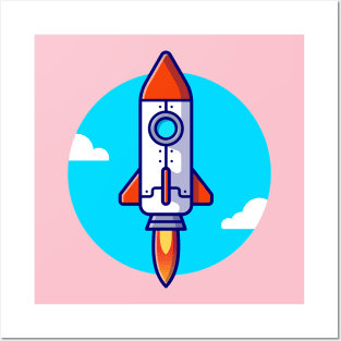 Rocket Launching Posters and Art